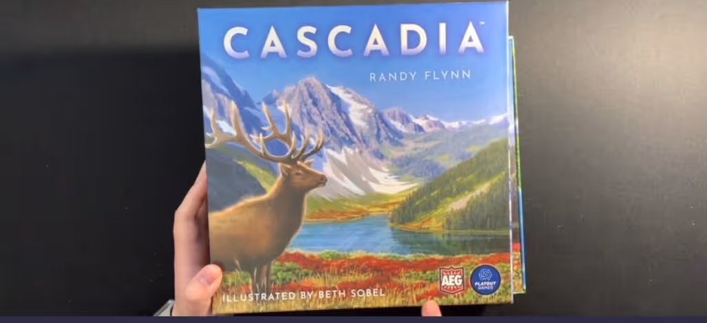 Cascadia board game box