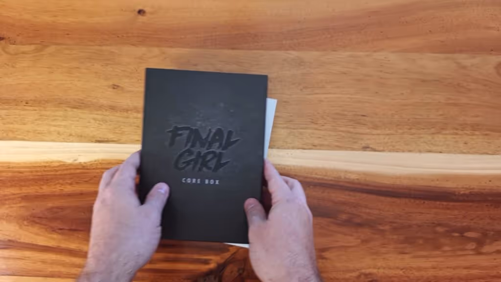 The Final Girl Core Box, a solo horror board game for one player.