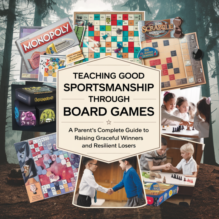 Teaching Good Sportsmanship Through Board Games: A Parent's Complete Guide to Raising Graceful Winners and Resilient Losers