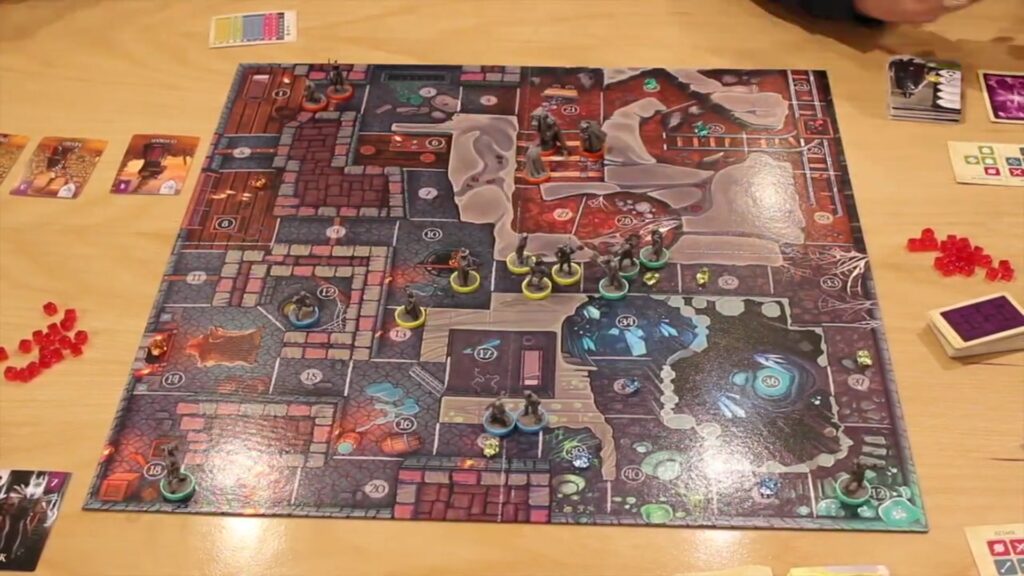 Wildlands game board tile arrangements diagram
