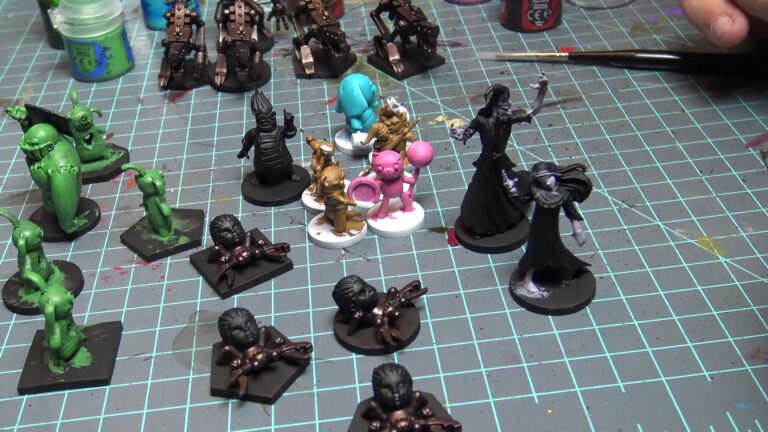 Board Game Review: Stuffed Fables box, character figures, storybook board, dice, and adventure cards