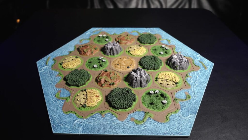 Gameplay and Mechanics of the Settlers of Catan board Game