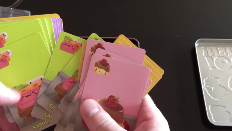 Sushi Go! dessert cards